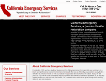 Tablet Screenshot of calemergency.com